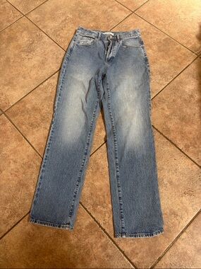 Classic women’s Light Blue Straight-Leg Jeans